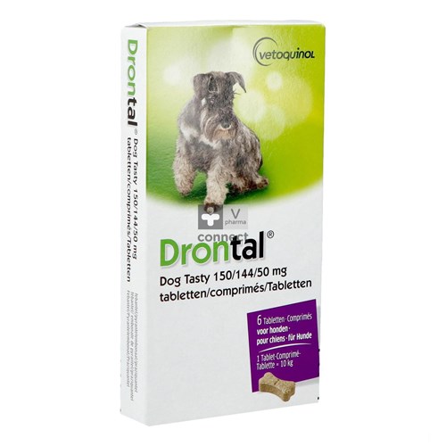 Drontal Tasty Bone 6 Comprimés Chien 10 kg