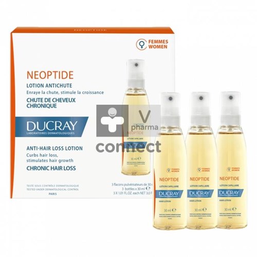 Ducray Neoptide Lotion Antichute 3 x 30 ml