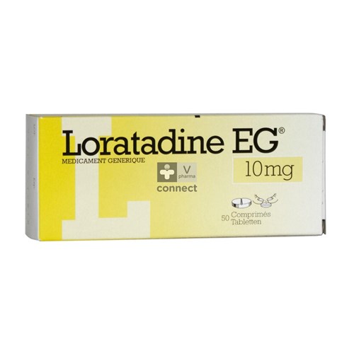 Loratadine EG 10 mg 50 Comprimes