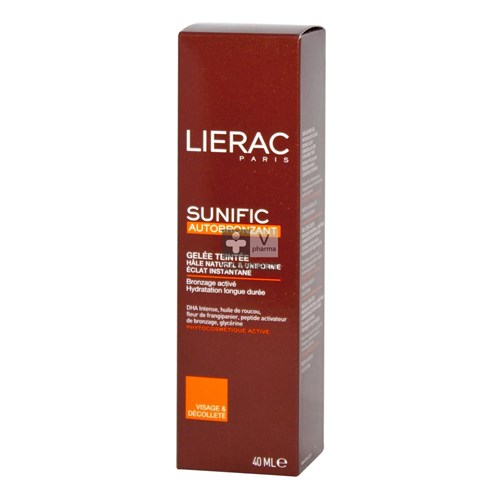 Lierac Sunific Autobronzant Gelée Teintée Visage & Décolleté 40 ml