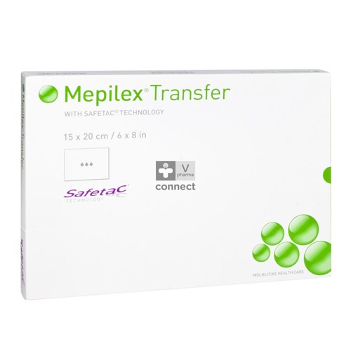 Mepilex Transfer Verb Sil Ster 15x20cm 5 294800