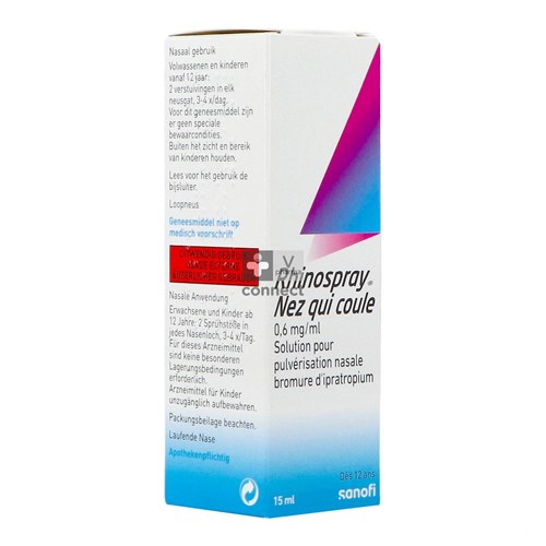 Rhinospray Loopneus 0,6mg/ml Neusspray Opl 15ml