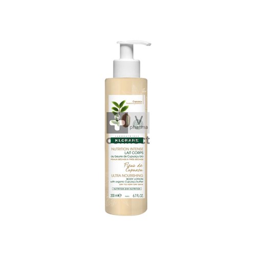 Klorane Lait Corps Fleurs de Cupuaçu 200 ml