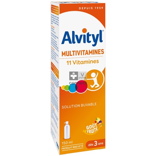 Alvityl Multivitaminen siroop 150 ml