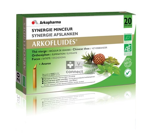 Arkofluide Synergie Afslanken Unicadose 20