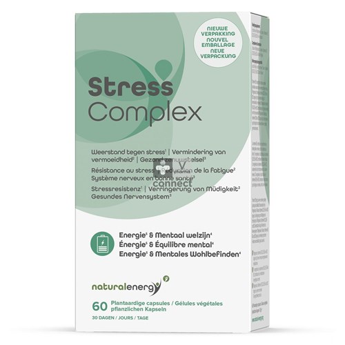 Natural Energy Stress Complex Caps 60