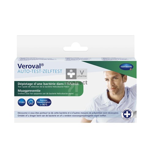 Veroval Test Dépistage Bacterie Estomac 1 Pièce