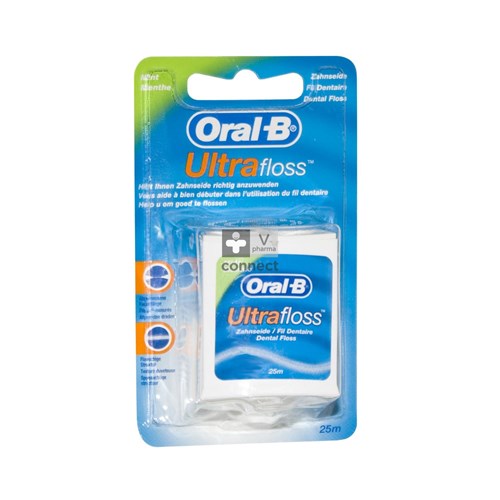 Oral B Floss Ultra Floss Mint Waxed 25m