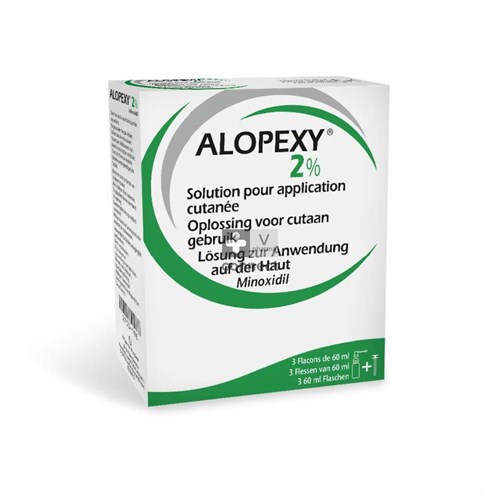 Alopexy 2 %  3 X 60 ml Solution Minoxidil