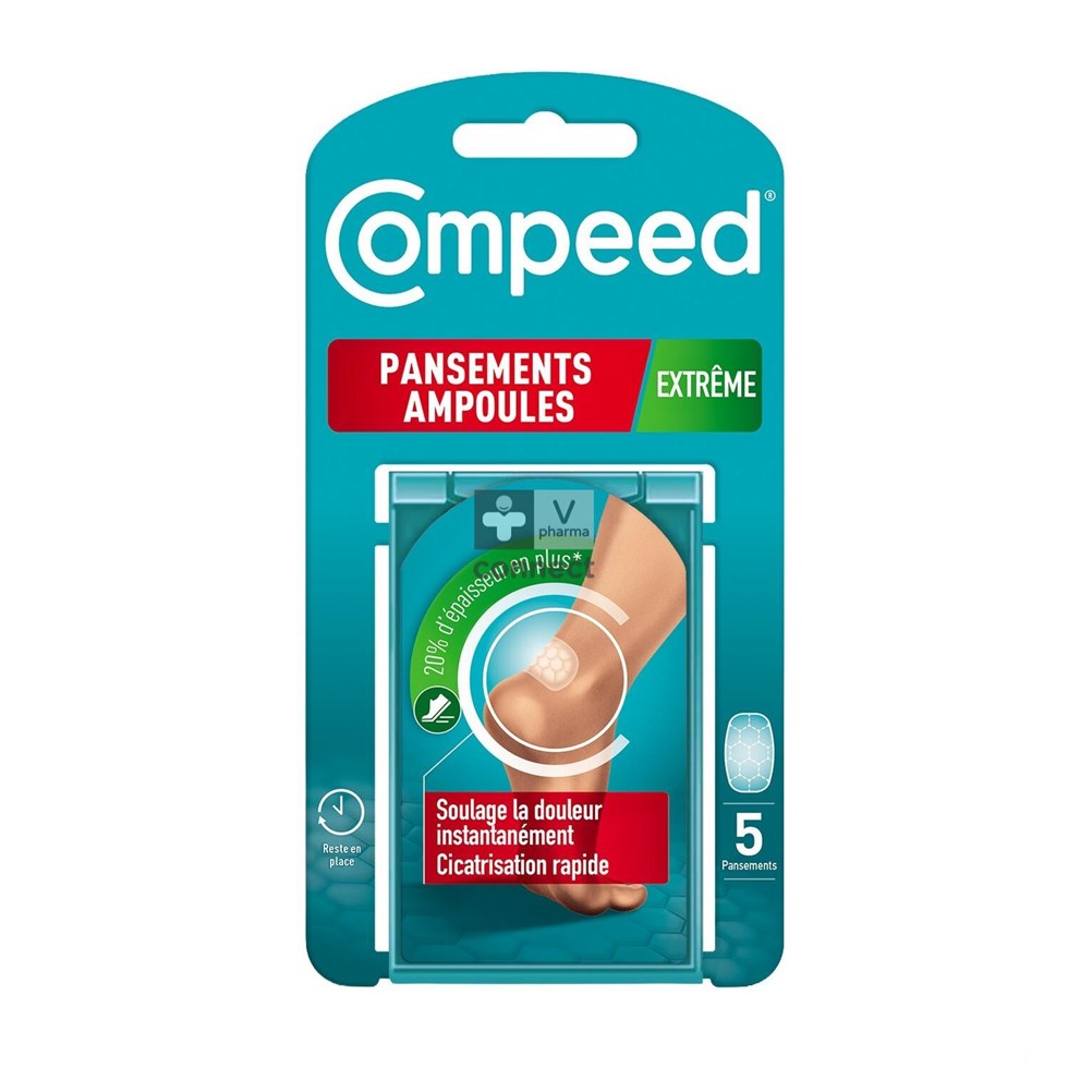 Compeed Pansement Ampoules Medium Extreme 5 Pieces