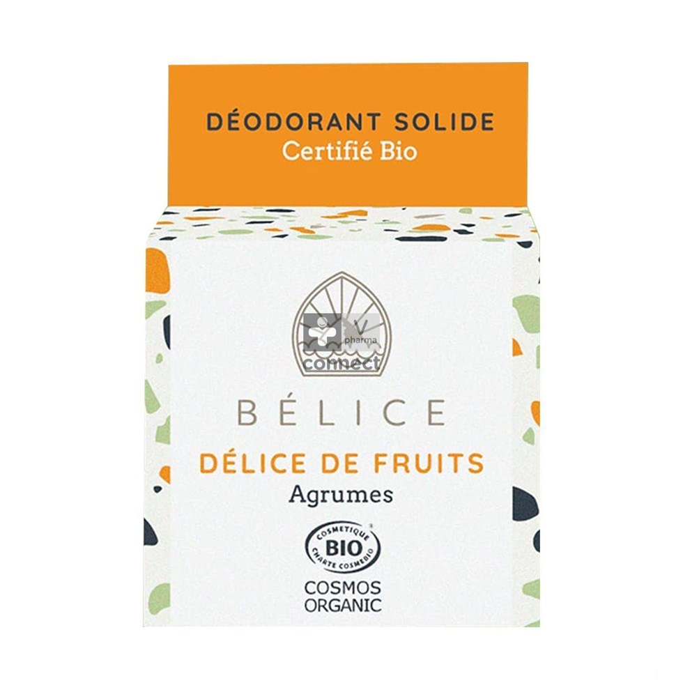 Belice Delice Fruits Deodorant Blokje Bio 38g