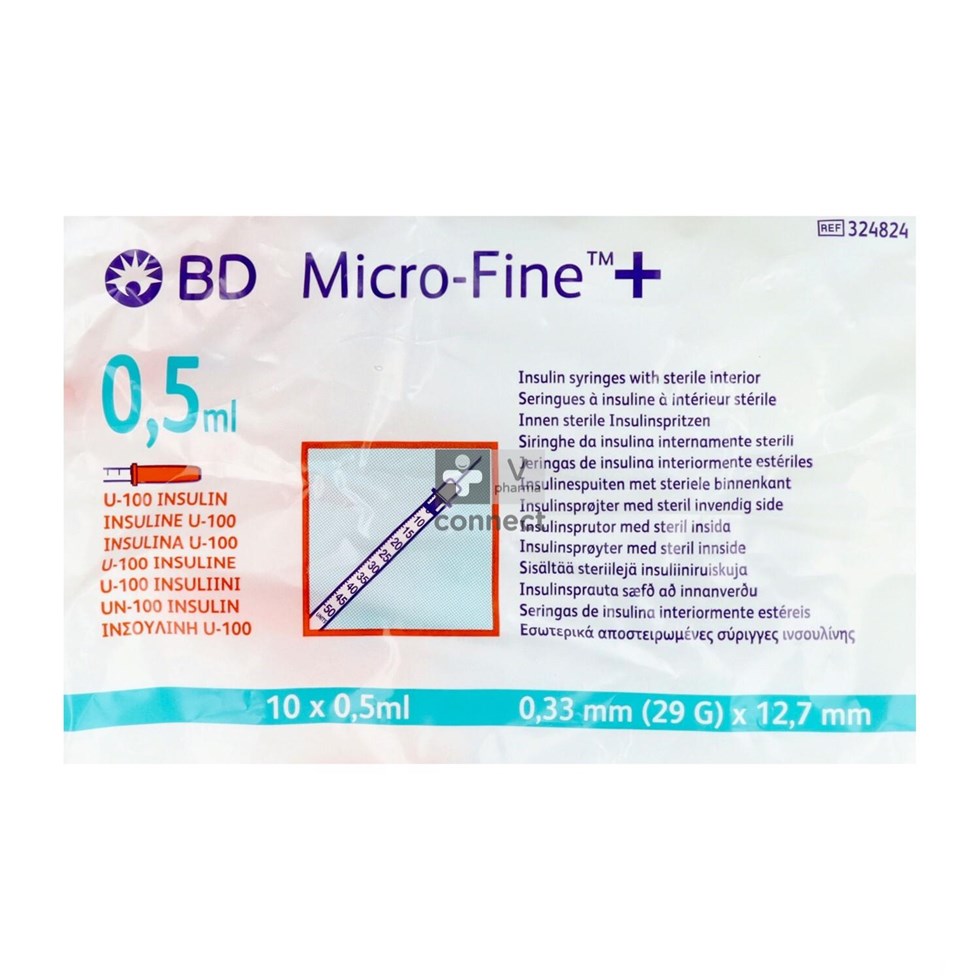Microfine Ins.spuit 0,5ml 29g 12,7mm 10 324824
