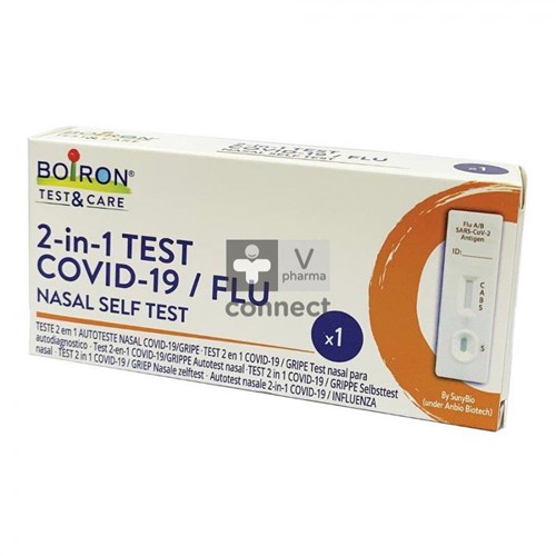Test Covid19&flu 2in1 Nasal Selftest 1 Boiron T&c