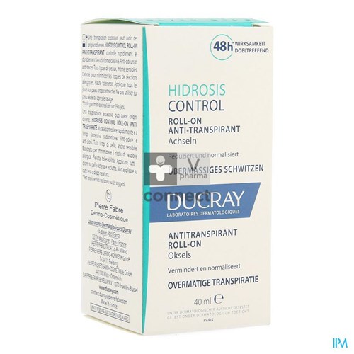 Ducray Hidrosis Control Roll-on 40ml Promo