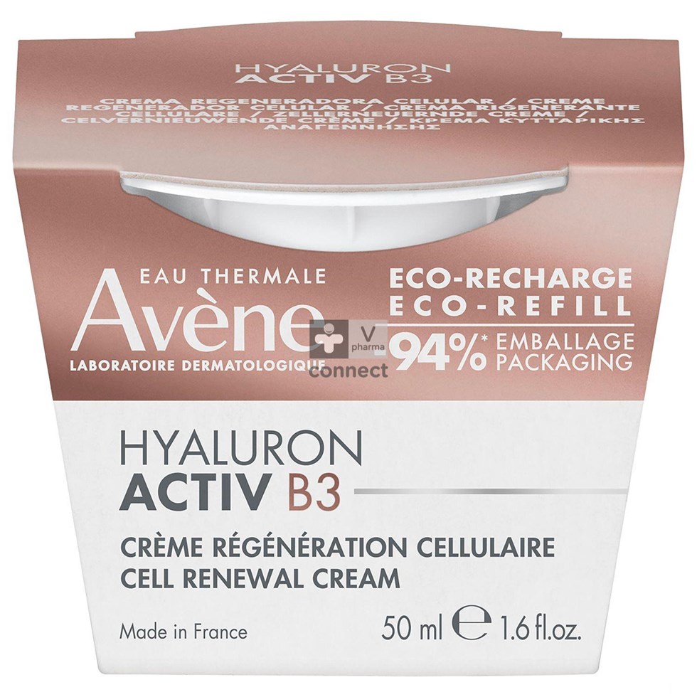Avene Hyaluron Activ B3 Crème Anti-Ride Fermetté Recharge 50 ml
