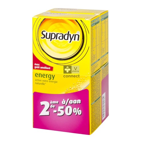 Supradyn Energy 50+ 2 x 30 Comprimés Effervescents Prix Promo