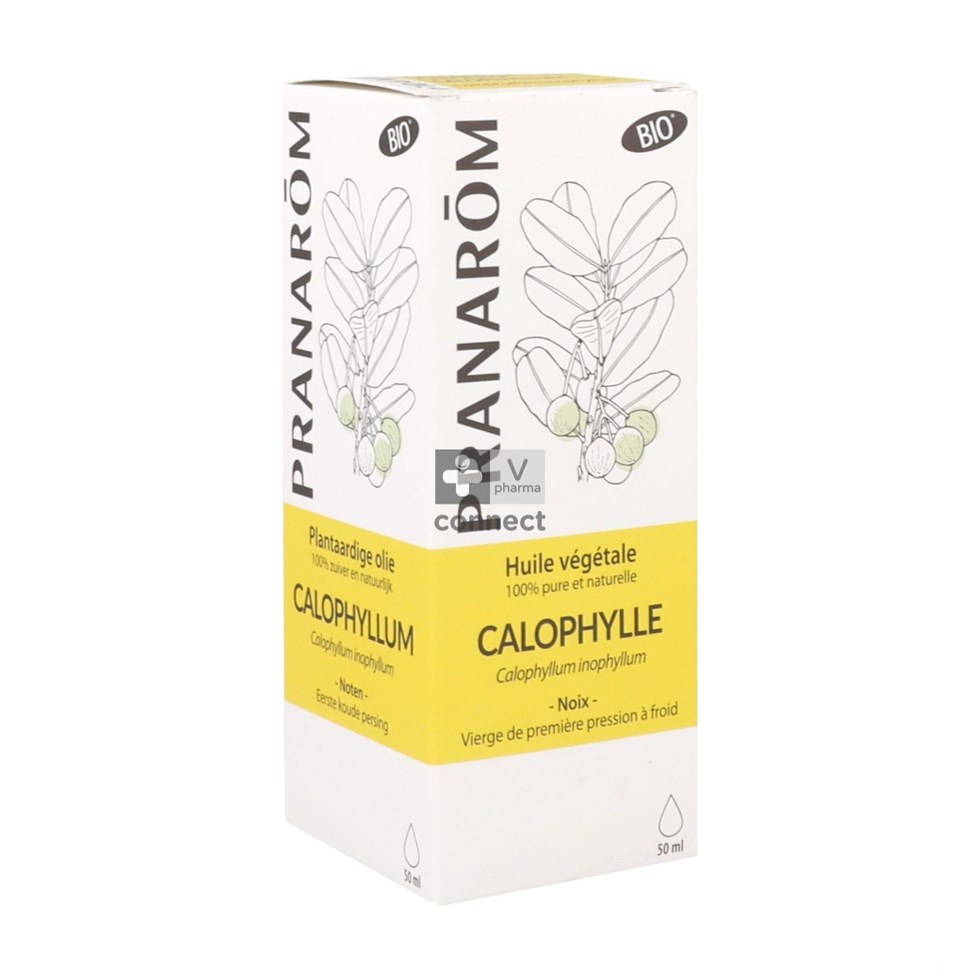 Pranarom Calophylle Huile Végétale Bio 50 ml