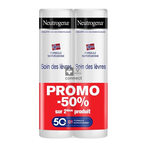 Neutrogena Duo Stick Levres 4,8 g Prix Promo 2ième -50%
