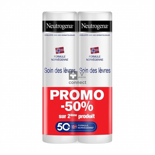 Neutrogena Duo Stick Levres 4,8 g Prix Promo 2ième -50%