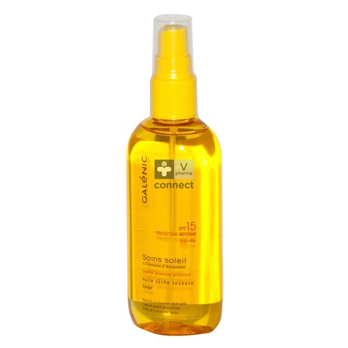 Galenic Solaire Huile Seche Corps SPF15 Spray 150 ml