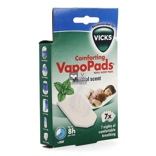 Vicks Vapopads Menthe 7 Recharges Pour Diffuseur Electrique d'Huiles Essentielles