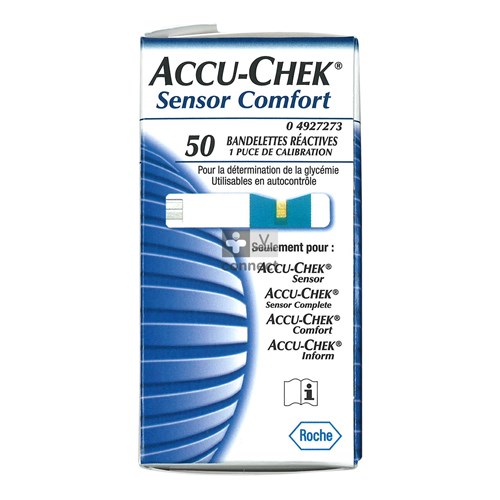 Accu - Chek Sensor Comfort 50 Bandelettes Réactives