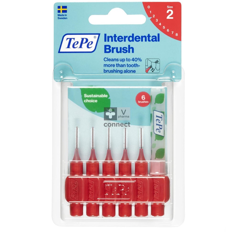 Tepe Interdental Brush 0,50mm Red 6