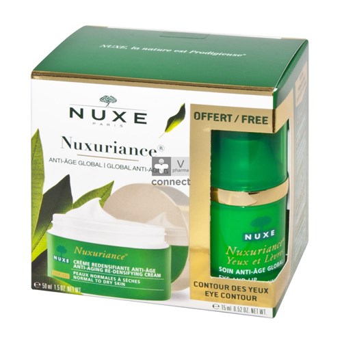 Nuxe Nuxuriance Crème Redensifiante Anti-Age Jour 50 ml + Contour Yeux Et Lèvres 15 ml Gratis