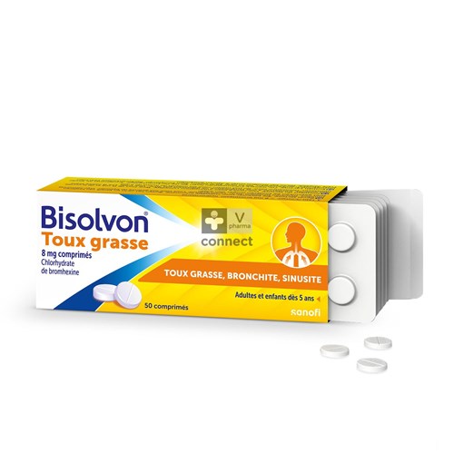 Bisolvon 8 mg 50 Comprimés