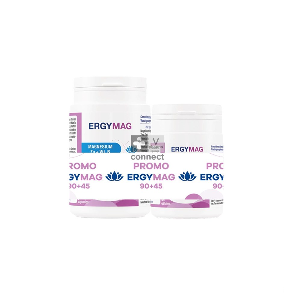 Nutergia Ergymag 90+45 Gellules