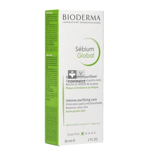 Bioderma Sebium Global Intens Zuiver. Verzorg 30ml