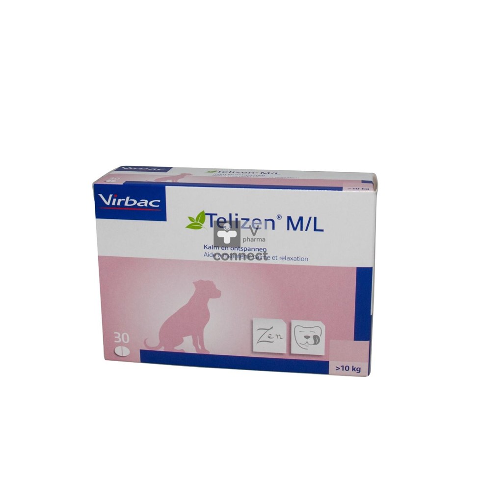 Telizen M&l Hond-kat Comp 30x100mg