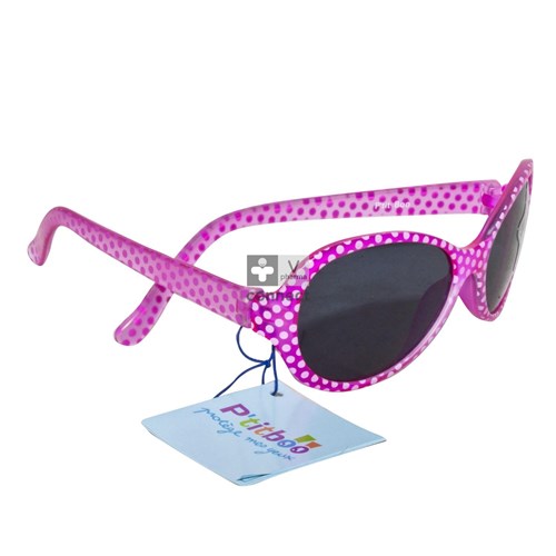Ptitboo Lunettes Solaires Rose Pois 4-6 ans