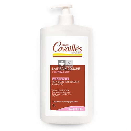 Roge Cavailles Lait Bain Douche Hydra 1 Litre