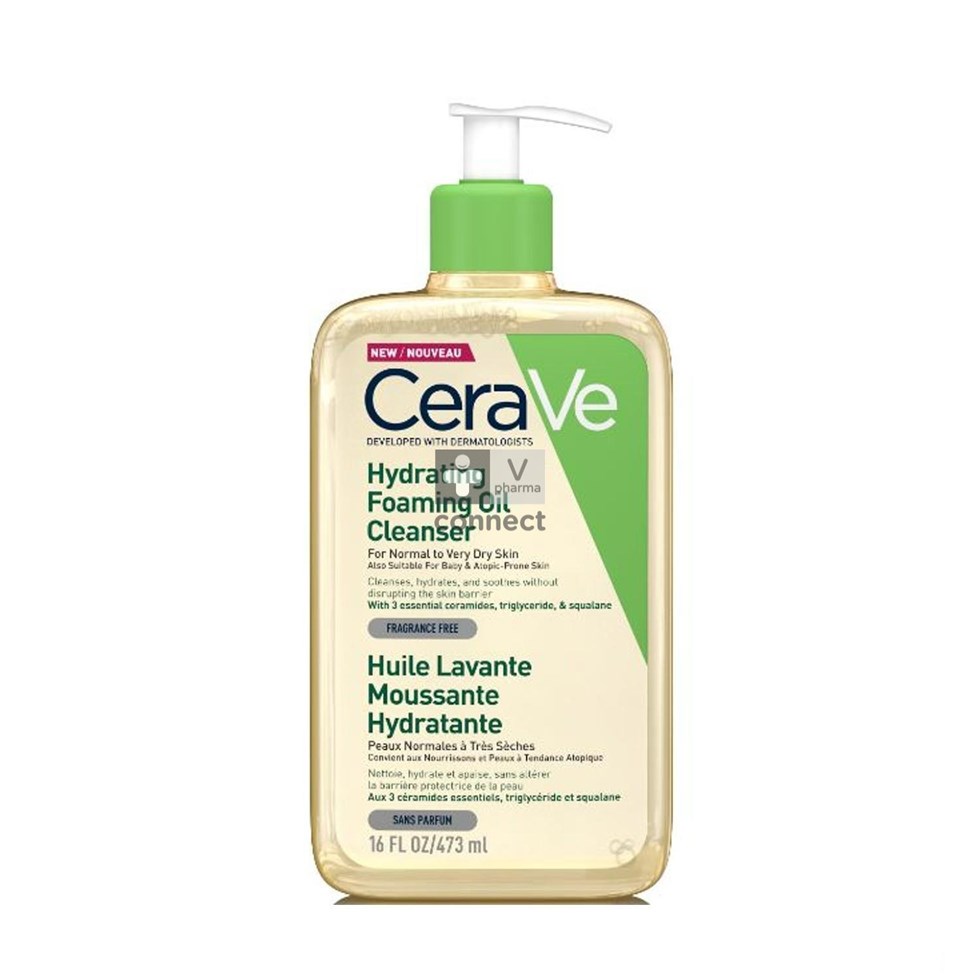 Cerave Hydraterende Schuimend Reinigingsolie 473ml
