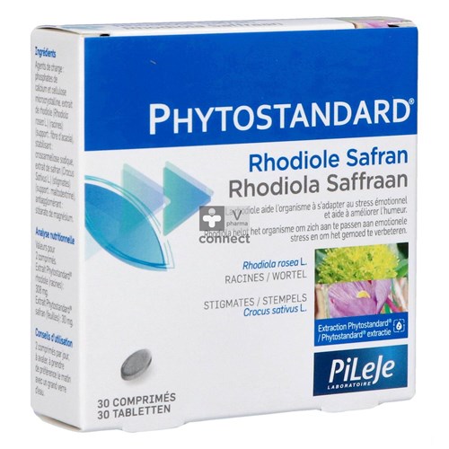 Phytostandard Rhodiole-Safran 30 Comprimés