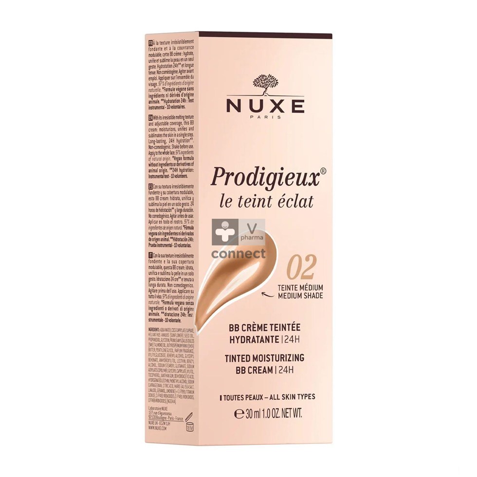 Nuxe Prodigieux Bb Crème Medium 30 ml