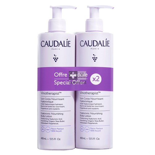 Caudalie Vinotherapist Soin Corps 400Ml Duo