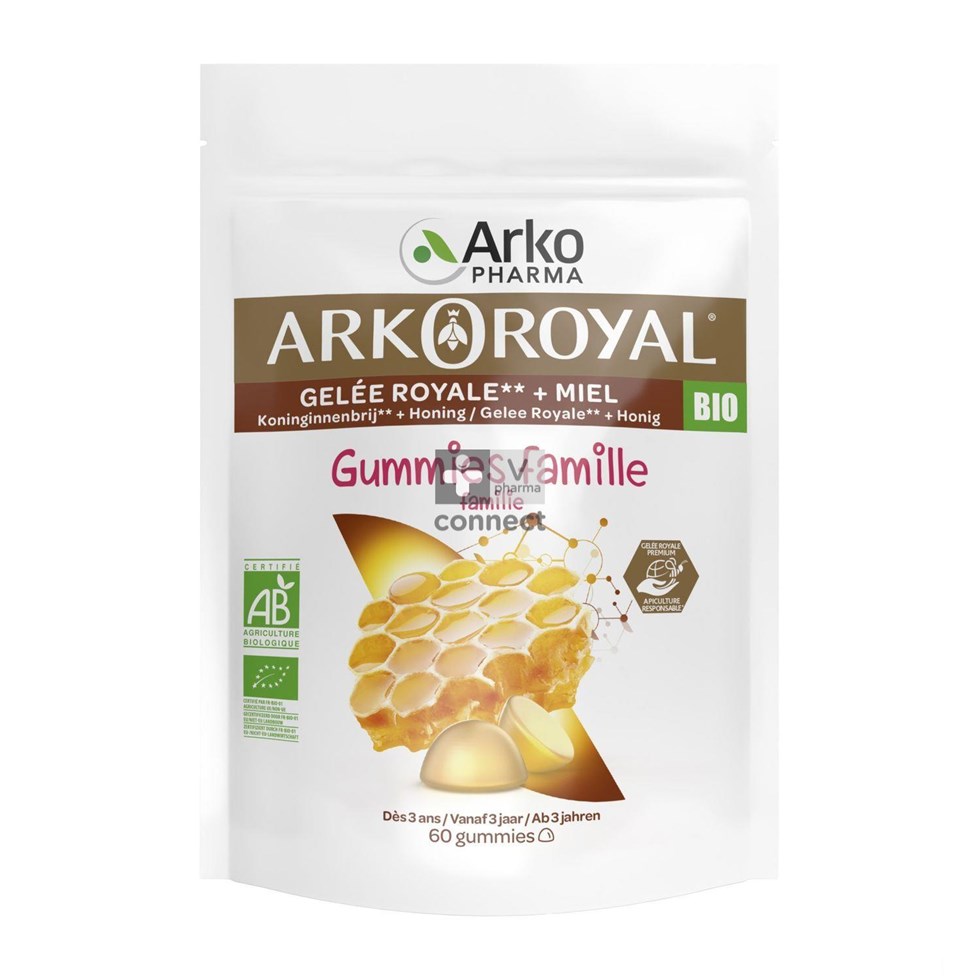 Arkoroyal Famille Bio 60 Gummies