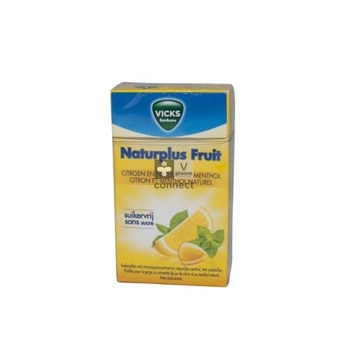 Vicks Citron Sans Sucre Pastilles  Box  40 gr