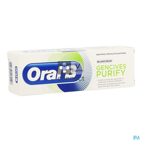 Oral-b Tandpasta Purify Zachte Whitening 75ml