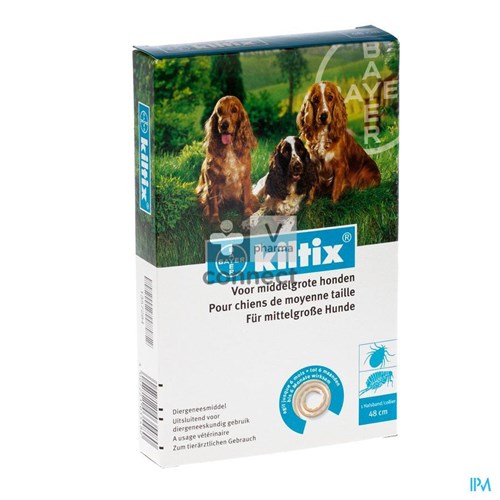 Kiltix Collier Anti-Puce Chien 48 cm