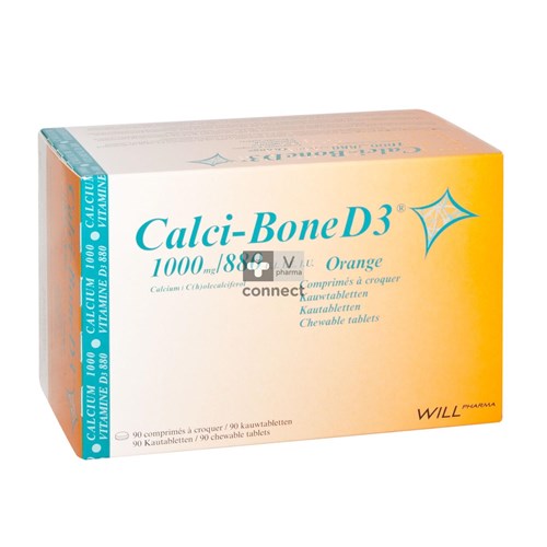 Calci Bone D3 Kauwtabletten 90