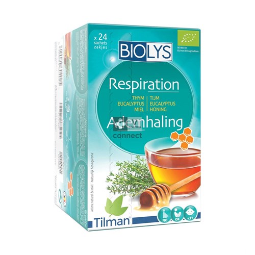 Biolys Infusion Thym Eucalyptus Miel 24 Sachets