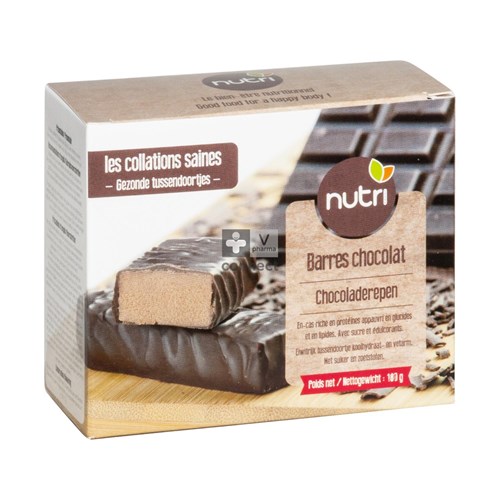 Nutripharm Chocoladereep 5 stuks