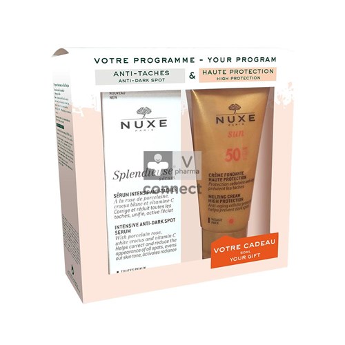 Nuxe Exp.serum A/vlek30ml+cr Sun Gezicht Ip50 50ml