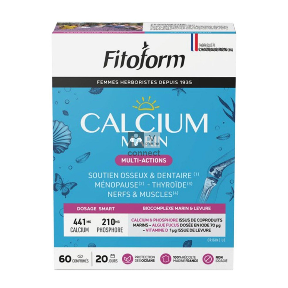Fitoform Calcium Marin 60 Comprimés