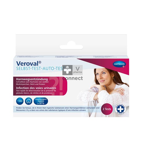 Veroval Test Infection des Voies Urinaires 2 Pièces