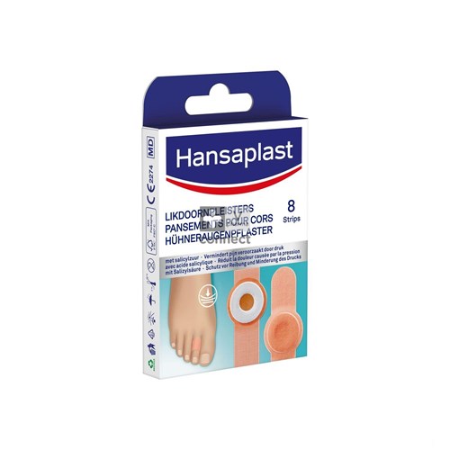 Hansaplast Pansement Cors 8 Pièces