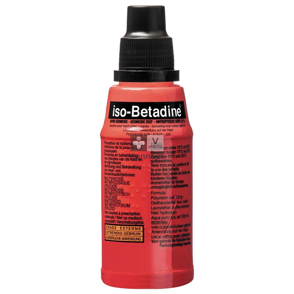 Iso Betadine Germicide Zeep 7,5% 500ml
